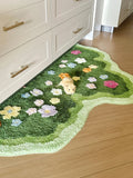 Taooba-70*140CM Thickened Turfed Carpet Absorbent Room Rug Embroidery Turfing  Bedside Absorbent Floor Mats Bathroom  Mats