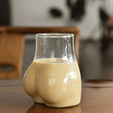 Butt Shaped Mug 450ml Funny Butt Coffee Mug Thick Clear Borosilicate Glass Women Body Butt Cup Funny Adults Mug For Milk Water