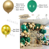 Taooba Color Palette Retro Green Balloon Garland Arch Kit Wedding Birthday Balloons Decoration Party White Balloons For Baby Shower Decor Supplies