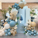 Blue Gold Balloon Garland Arch Kit Birthday Party Decor Foil Latex Ballon Wedding Birthday Party Baby Shower Kids Baloon