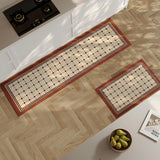 Kitchen Floor Mat Household Oil Proof Anti-fouling Leather Mats PVC Waterproof Bathroom Carpet Doormats кухонный коврик