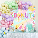 Macaron Donut Backdrop Sweet Donut Balloon Candy Donut Theme Birthday Party Decor 1st Birthday Party Supplies Baby Shower