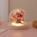 Taooba-Cherry Blossom Tree Nightlight diy material package handmade desktop ambience luminous decoration for