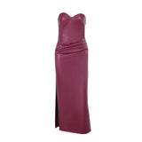 Taooba She's Passionate Strapless Midi Dress