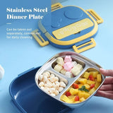 Taooba-Outing Tableware 304 Portable Stainless Steel Lunch Box Baby Child Student Outdoor Camping Picnic Food Container Bento Box