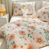 Taooba-Bedding Set Minimalist Rural Style Floral. Selsack Four PIECE Set, Washing Cotton Bed Sheets, Bed Sheets,Covers, Girl