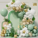 Macaron Sage Green Balloon Garland Arch Kit Birthday Party Decor Kids Boy Baby Shower Balloons Wedding Birthday Party Supplies