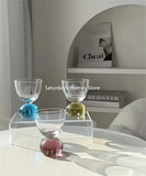 Taooba-Round Bead Bubble Ice Cream Cup Light Luxury Vintage Ins Style Glass Cup Dessert Milkshake Cup