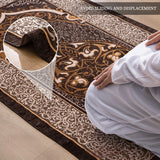 Chenille Muslim Prayer Mat Muslim Ramadan Prayer Worship Rug Portable Non-slip Floor Carpet Bedside Mats Knees Travel Rugs