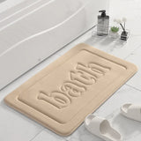 Memory Foam Bath Mat Absorbent Non-slip Carpets Foot Pad Bathroom Bath in Wash Basin Bathtub Side Floor Rug Shower Room Doormat