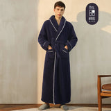 Taooba Christmas gift Autumn Winter Thickened Warm Plus Size Couple Dressing Gown Beauty Salon Health Club's Style Knee-Length Luxury Noble Robe