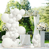 White Gold Balloon Garland Arch Kit Happy Birthday Party Decoration Kids Wedding Birthday Balloon Latex Baloon Baby Shower