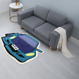 Taooba-Enthusiast Racing Car Shaped Tufting Rug Soft Tufted  An-slip Floormat Sofa Feet Mat Carort Entrance Doormats Absorbent BathMat