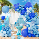 Pink Blue Balloon Garland Arch Kit Happy Birthday Party Decoration Kids Birthday Wedding Balloon Latex Balloon Baby Shower Decor