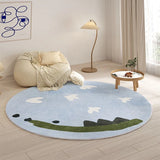 Living Room Sofa Carpet Round Thick Plush Fluffy Children's Room Balcony Rug Fashion Home Decoration Coffee Table Mat Customized