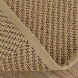 Living Room Carpet Natural Jute Hand Woven Home Decoration Bedroom Rug Wear Resistant Durable Soft Comfortable Breathable Mats