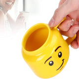 1pc Ceramic Cartoon Coffee Mug Smile Coffee Milk Tea Water Cup Funny Children Milk Breakfast Cup Gift for Children Coffee Cup