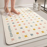 Non-Slip PVC Bath Mat Shower Bathroom Massager Rug Ins Style Safety Anti-Fall Floor Mat Foot Pad with Suction Cups Home Decor