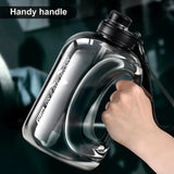 1pc Half Gallon Water Bottle 1.8L/2.8 L Large Water Bottle with Straw and Portable Handle Strap Gym Water Bottle for Sports