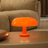 Taooba Christmas gift Classic Mushroom Table Lamp Modern Bauhaus Art Table Lamp Bedroom Bedside Lamp Danish Designer Orange Decorative Table Lamp