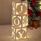 Merry Christmas Transparent Box Ornaments Christmas Decor For Home Cristmas Tree Navidad 2023 Happy New Year 2024 Gifts Decor