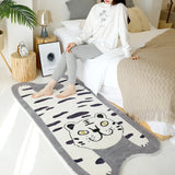 Living Room Carpet Cartoon Fluffy Plush Special-shaped Irregular Long Strip Girl's Room Bedside Rug 카펫 Tapete Ковры Tapis