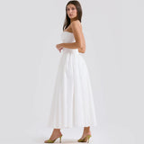 Taooba Maura Classic White Flare Dress