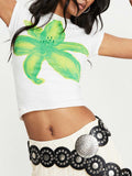 Taooba Rena Floral Print T-Shirt