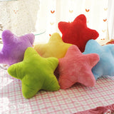 Taooba-Star Pillow Plush Pillow Home Decoration Yellow Pink Red Sofa Ornaments Soft Bedroom Sleeping Pillow Cushion