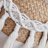 Taooba-Macrame Curtain Tie Curtain Straps Tassels Hand-woven Cotton Rope CurtainTie Backs Curtain Accessories Hanging Wall Boho Decor