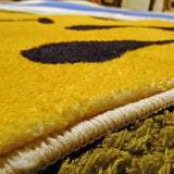 Bedside Carpet Cartoon Funny Distortion Smiley Face Children Bedroom Rug Home Decoration Cute Living Room Corridor Mat ковер 러그