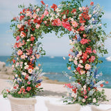 Wedding Arch Decorative Plastic Flower Frame Garden Backdrop Pergola Stand Rustic Wedding Birthday Party Decoration DIY Arch