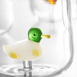 Creative Three-Dimensional Animal Glass Water Cup Cute Modeling Household Simple Glass Juice Drink Milk Cup