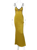 Taooba Backless Elegant Stunner Maxi Dress