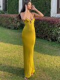 Taooba Backless Elegant Stunner Maxi Dress