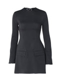 Taooba Samia Long Sleeve Mini Dress