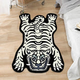 Tiger Rug Bedroom Home Carpet Cartoon Animal Living Room Decoration Area Rugs Kid Creativity Bedside Floor Mat Anti-slip Doormat