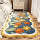 Taooba Christmas Gift Flower Plush Area Rugs for Living Room Bedroom Non Slip Door Mat Ultra Soft Washable Rug Absorbent Bath Rug Floor Mat Carpet