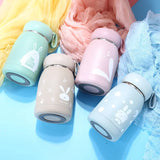 Taooba-1pc 320ml Rabbit Cute Insulating Bottle Portable Home Female Office Water Cup Stainless Steel Insulated Coffee Cup Vacuum Bottle