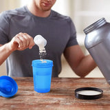 1pc Protein Shaker Water Bottle with Shaker Ball Leak Proof Drink Cup BPA Free Blender Bottle Fitness Accessories Gym Bottle