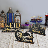 Eid Mubarak Wooden Ornaments Ramadan Decorations For Home  Ramadan Kareem Islamic Muslim Happy Eid Al Adha Party Decoration 2024