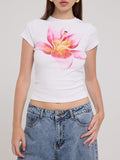 Taooba Rena Floral Print T-Shirt