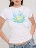 Taooba Rena Floral Print T-Shirt