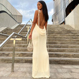 Taooba Emmett Backless Long Dress