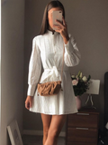 Taooba Ansel Lace Mini Dress