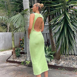 Taooba Next Holiday Backless Bodycon Dress