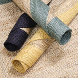 Living Room Carpet Home Decoration Natural Jute Traditional Hand Knitting Bedroom Rug Soft Breathable Wear Resistant Durable Mat