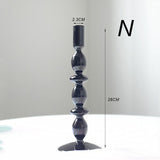 Taooba-Black Sculptural Glass Vase