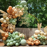 Macaron Sage Green Balloon Garland Arch Kit Birthday Party Decor Kids Boy Baby Shower Balloons Wedding Birthday Party Supplies