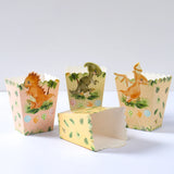 Dinosaur Theme Party Popcorn Boxes Candy Box Dino Dinosaur Party Decor Wedding Baby Shower Kids Girls Birthday Party Supplies